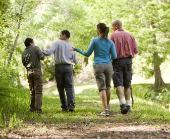 Walk through Fahey Fields and many nearby establishments.